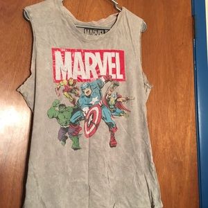 Marvel graphic tank top